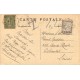 95 SANNOIS. Le Mont Valérien carte de luxe grumelée avec timbre taxe 1928