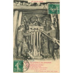 MINE MINEURS AU PAYS NOIR. La Foreuse à air comprimé 1910