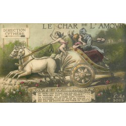 GUERRE 1914-18. Le Char de l'Amour route du Bonheur 1917 direction Cythère