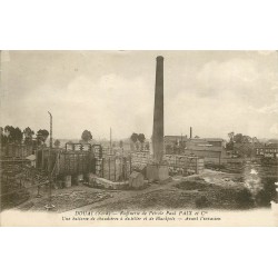 59 DOUAI. Raffinerie de Pétrole batterie de chaudières à distiller et Blackpots 1923