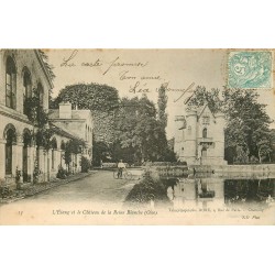 60 Etang et Château de la Reine Blanche vers 1910