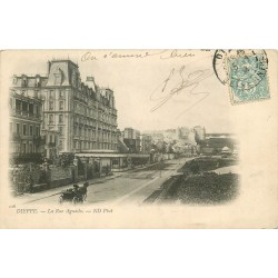 76 DIEPPE. La rue Aguado 1904