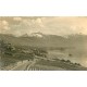 2 x Photo Cpa VEVEY. Les Vignes, grand format, et Eglise St Martin avec Rochers de Naye 1940