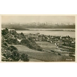 NEUVEVILLE. Vue générale et Ile Saint-Pierre 1938