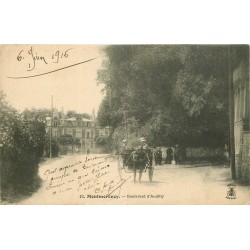 95 MONTMORENCY. Attelage sur le Boulevard d'Andilly 1916