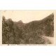 carte postale ancienne 63 ARDES-SUR-COUZE. Rocher de Grandprat Vallée de Rentière 1938