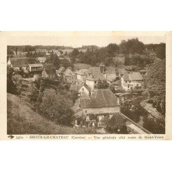 19 SEGUR-LE-CHATEAU. Vue côté route de Saint-Yriex ou Yrieix 1951