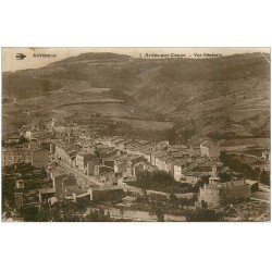 carte postale ancienne 63 ARDES-SUR-COUZE. Vue générale 1932