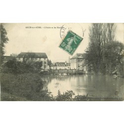 10 ARCIS-SUR-AUBE. L'Aube et les Moulins 1909