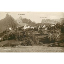 GRUYERES. Village et Dents 1923