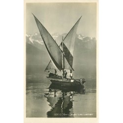 Barque de Pêcheurs sur le Lac Léman