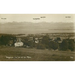 BEGNINS. Le Lac et les Alpes 1919