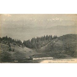 Châlet de la Dôle et le Mont-Blanc 1920