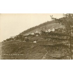 Suisse. SAINT-LUC. Village vu du Chemin de Zinal
