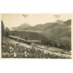 Suisse. LES PLEIADES. Le Chemin de Fer et le Moléson 1925