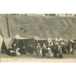 62 LE PORTEL. Vue sur les Cabines de Plage 1907