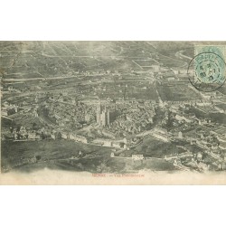 48 MENDE. Vue panoramique sur la Cathédrale 1910