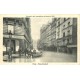 PARIS. Les Inondations de 1910 avec un texte au verso. Place Maubert