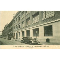 PARIS 14. Ecole Supérieure Paul-Bert 7 rue Huyghens. La Façade