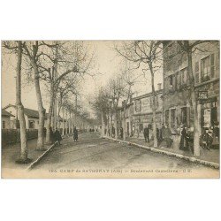 carte postale ancienne 01 Col de Sathonay. Boulevard Castellane 1916. Tabac Bazar Lyonnais