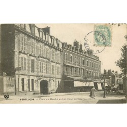 03 MONTLUCON. Hôtel de France Place du Marché au blé 1906