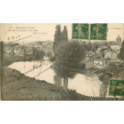 42 CHARLIEU. Vue sur le Sornin et la Ville 1919