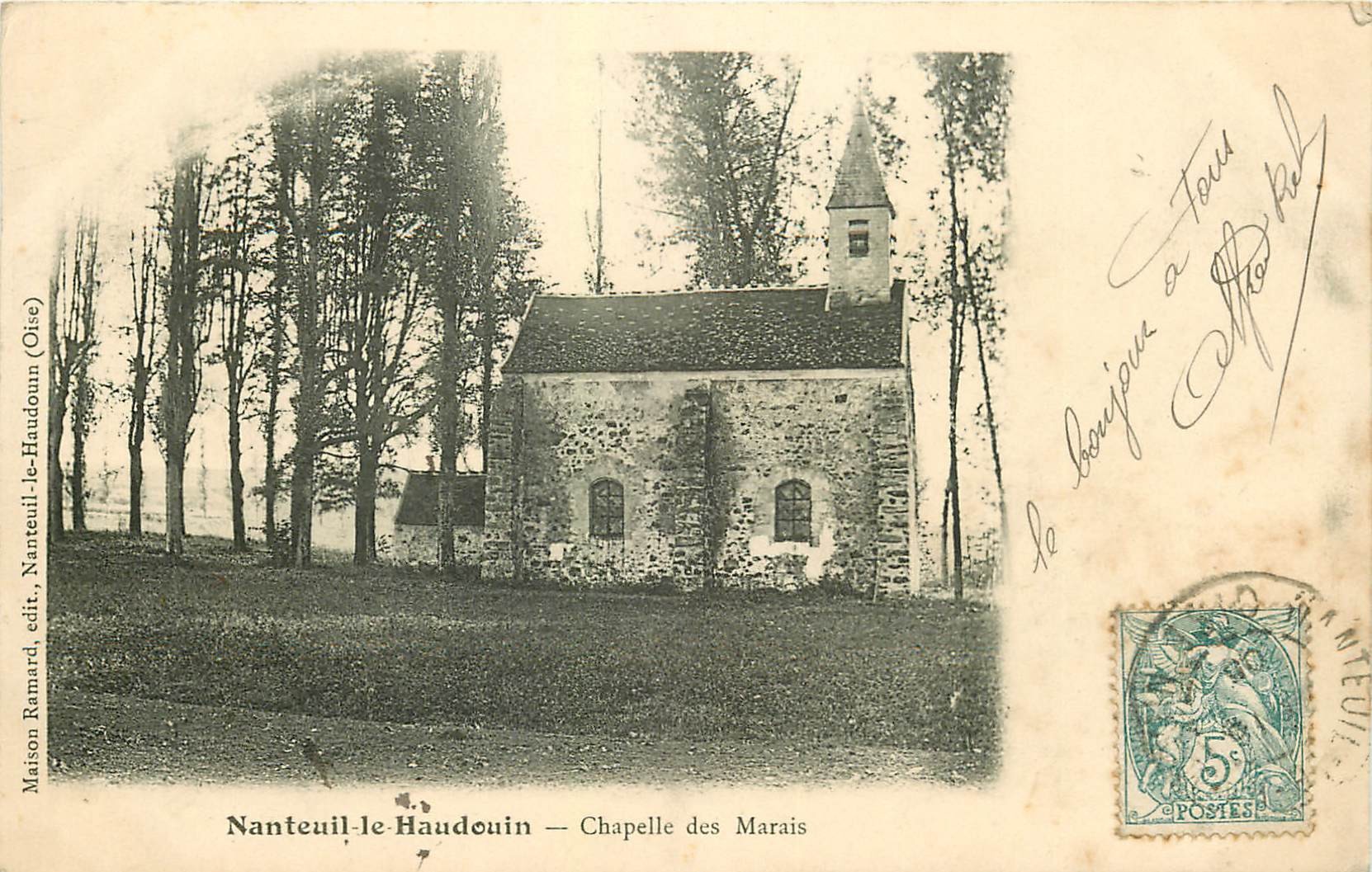 60 NANTEUIL-LE-HAUDOIN. Chapelle des Marais 1905