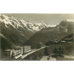 Suisse. MÜRREN. Hotels Alpina Edelweiss 1934