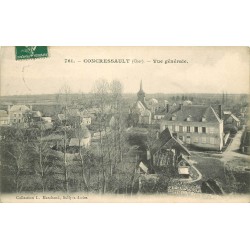 18 CONCRESSAULT. Vue générale sur le Village et les Ecoles 1908