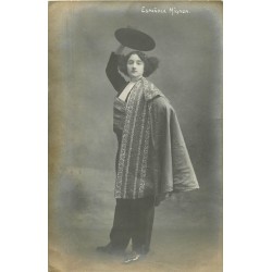 Photo cpa Danseuse et chanteuse de Flamenco " Espanola Mignon "