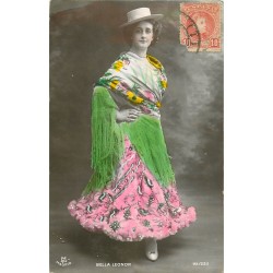 Chanteuse et Danseuse de Flamenco Gitane " Bella Leonor " 1908