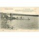carte postale ancienne 63 AYDAT. Le Lac vers avec Passeur pour Touristes 1913