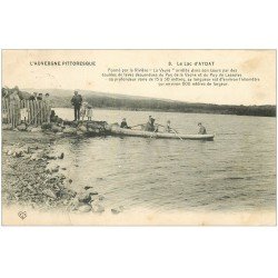 63 AYDAT. Le Lac vers avec Passeur pour Touristes 1913