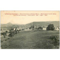 carte postale ancienne 63 BESSE. Le Village