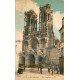 2 x cpa 02 LAON. Hôtel de Ville et Cathédrale 1919