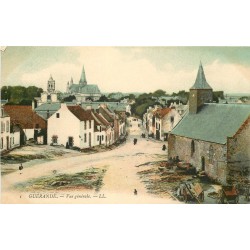 4 cpa 44 GUERANDE. Village, Tour St-Jean, Porte St-Michel et Menhirs de Lessac