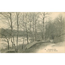 Deux cpa 78 CERNAY-LA-VILLE. Bord Etang et les Cascades 1908