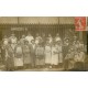 Rare Photo Cpa PARIS 01. Les Halles avec Poissonniers au Fort du Poisson 1908