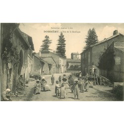 88 DOMREMY. Ronde d'enfants rue de la Basilique 1906