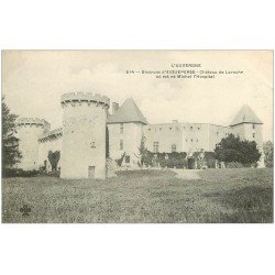 carte postale ancienne 63 CHATEAU DE LAROCHE où est né Michel l'Hospital