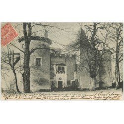 carte postale ancienne 63 CHATEAU DES HORS 1909 près de Thiers