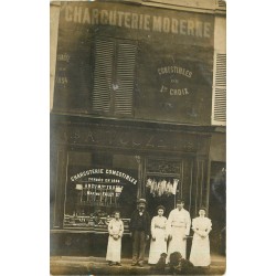 PARIS 15. Charcuterie Fally Touzet 19 rue Frémicourt 1908