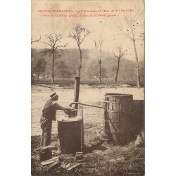 14 SCENES NORMANDES. La Fabrication de l'Eau-de-Vie de Cidre 1928