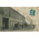 28 EPERNON. Attelage d'un Cheval au Fiacre devant Hôtel de l'Ouest tenu par Jauneau 1922