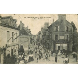 14 FALAISE GUIBRAY. Café Théâtre et restaurant Lozach Place de la Bourse rue du Pavillon 1917