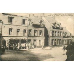 62 LE PORTEL. Bazar de la Plage avenue l'Ombrage et commerce Vasseur Painset