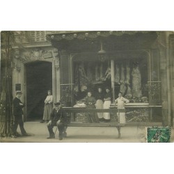 PARIS 14. Boucherie Sagot 91 rue d'Alésia 1907