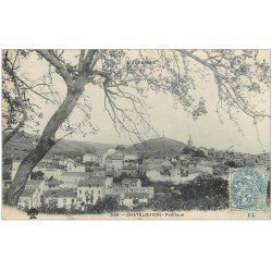 carte postale ancienne 63 CHATELGUYON. Lot de 8 Cpa. La Concentration, Monts Dômes, Calvaire, Sans-Souci, Chalusset, Poétique...