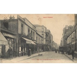 PARIS 13. Pharmacie, Boucherie et Journaux rue des Cinq-Diamants 1908