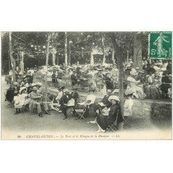 carte postale ancienne 63 CHATEL-GUYON. Parc et Kiosque de Musique 1911